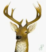 Mezzo Busto Cervo - immagine 2