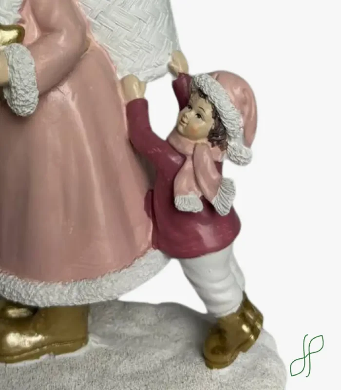 Babbo Natale Rosa con Luci - immagine 3