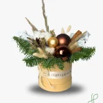 Composizione Natalizia Bronzo e Oro