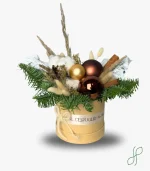 Composizione Natalizia Bronzo e Oro