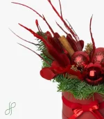 Composizione Natalizia Rossa - immagine 2