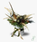 Composizione Natalizia Verde