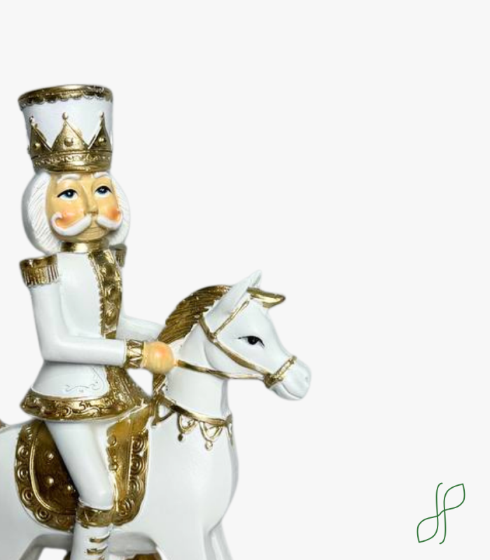 Schiaccianoci con Cavallo a Dondolo - immagine 2