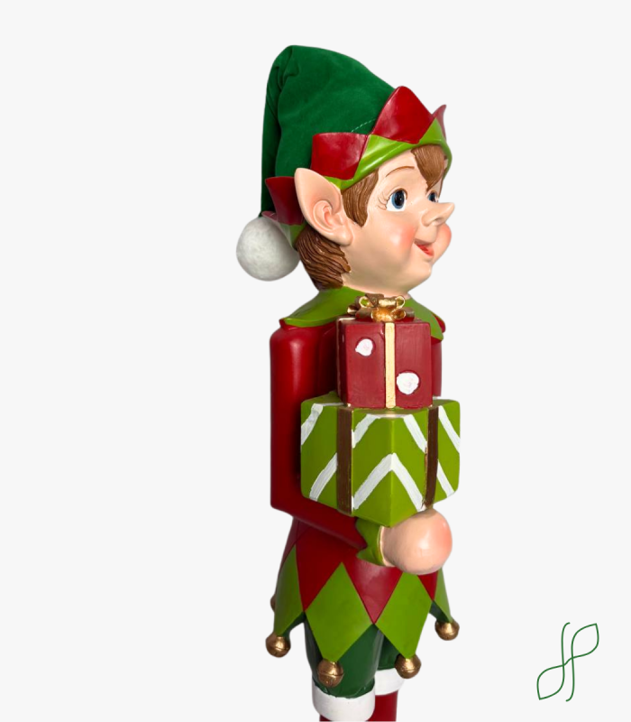 Elfo con Pacchi Regalo - immagine 2