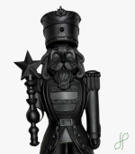 Schiaccianoci Nero in Resina - immagine 2