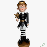 Elfo Vestito Nero con Stella