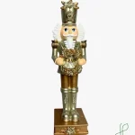 Schiaccianoci in Oro con Ghirlanda