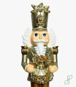 Schiaccianoci in Oro con Ghirlanda - immagine 2