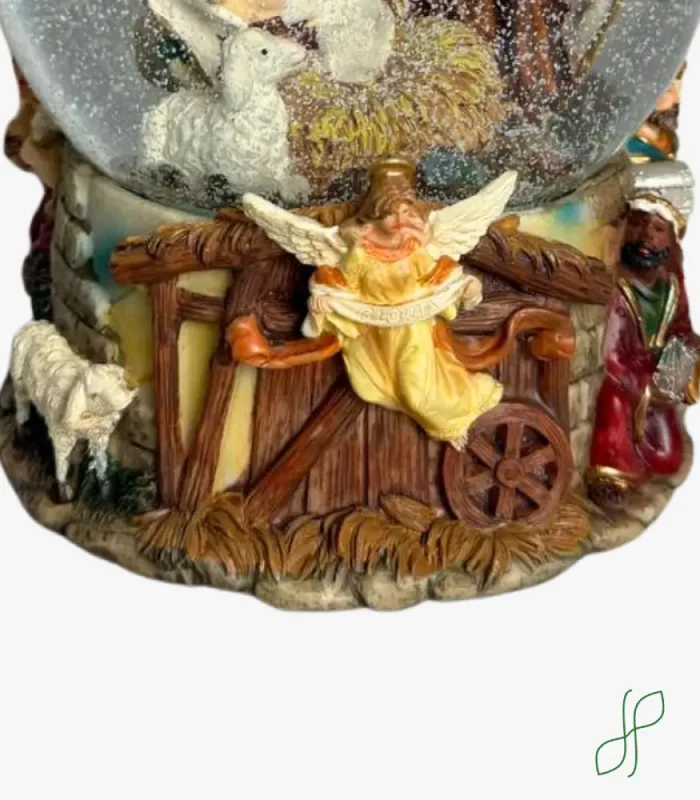 Sfera Natalizia con Natività - immagine 3